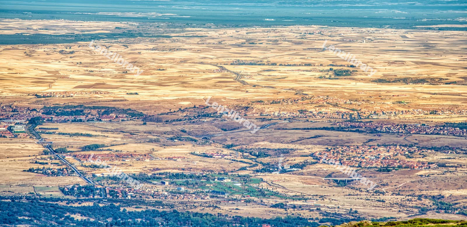 Aerial View Of Mountains With Snow